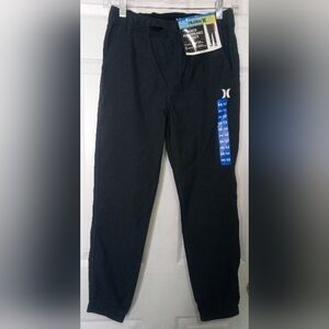 Hurley Black Joggers with Blue Detail